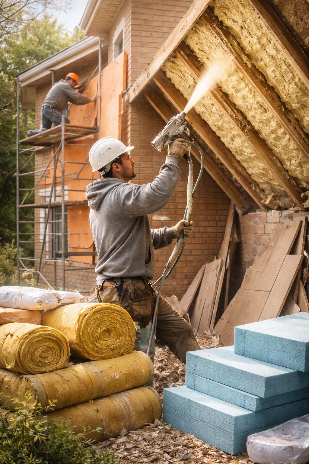 Утепление домов в Ростове-на-Дону под ключ от 4380 руб/м2 | Профессионально — ТепломастерРст