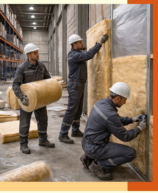 Утепление логистического центра в Ростове-на-Дону от 4693 руб/м² под ключ | ТепломастерРст