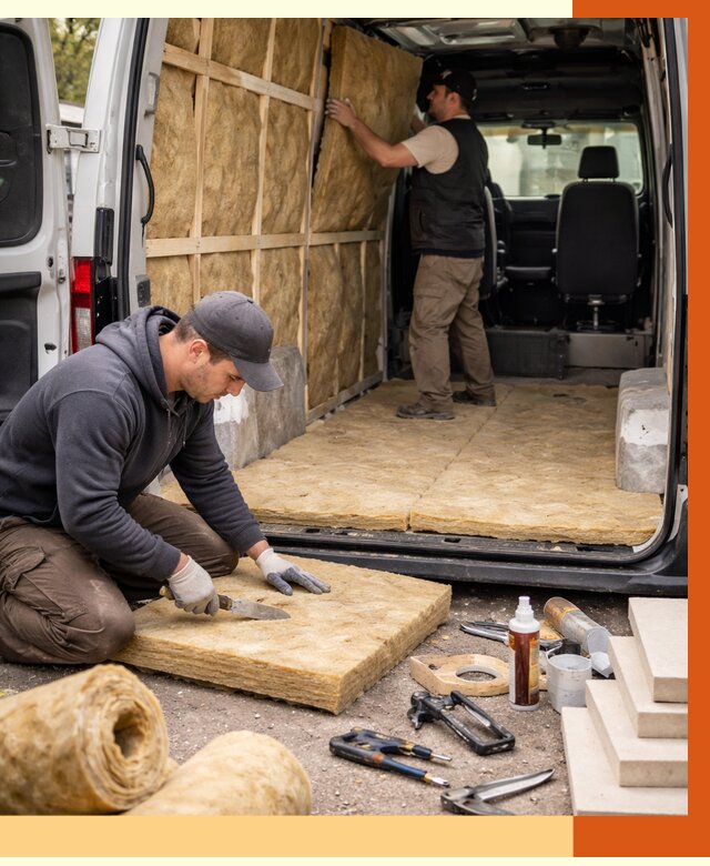 Утепление кемпера в Ростове-на-Дону под ключ от 12515 руб. — профессионально | ТепломастерРст