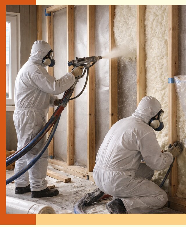 Утепление каркасной стены ППУ в Ростове-на-Дону для домов и коттеджей