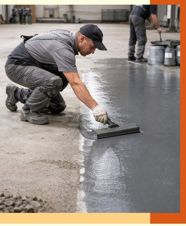 Гидроизоляция промышленного пола в Ростове-на-Дону от 1251 руб./м2 — ТепломастерРст специалисты под ключ